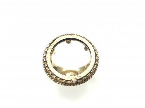 9ct Full Sovereign Ring Mount Only