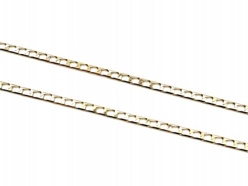 9ct Yellow Gold Curb Chain 24 Inch