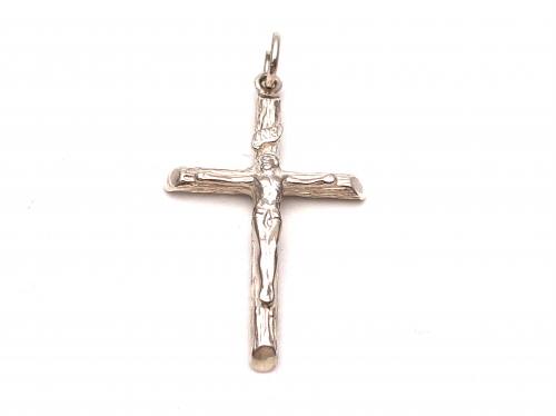 Silver Crucifix Cross Pendant