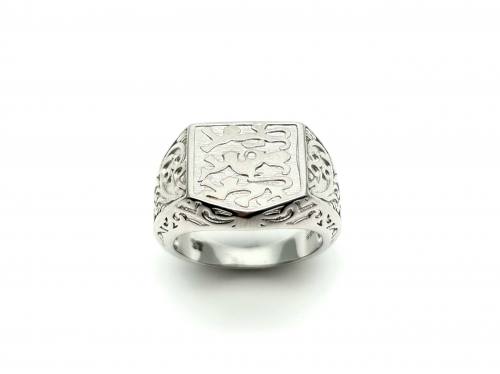 Silver Three Lions Ring