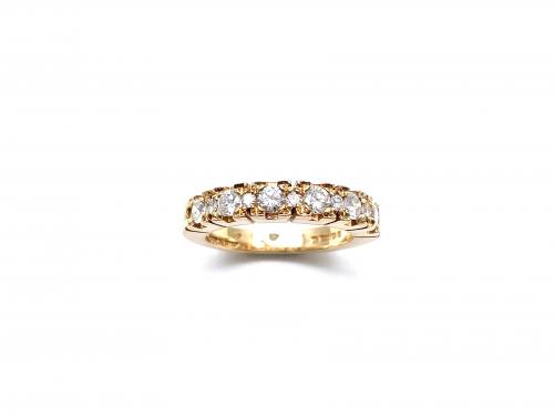 18ct Yellow Gold Diamond 6 Stone Ring