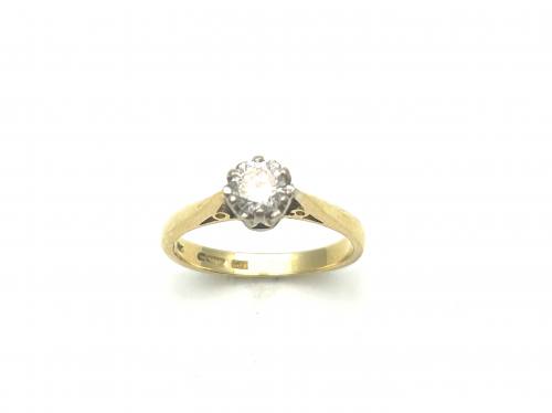 18ct Diamond Solitaire Ring