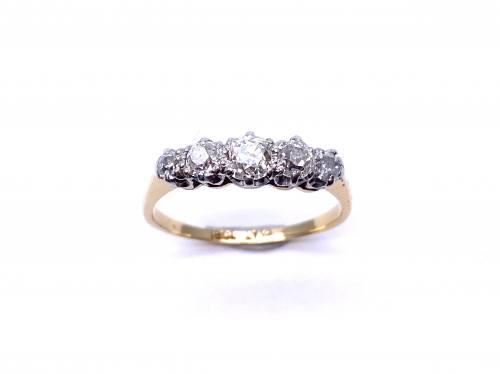 Diamond 5 Stone Ring Est 0.50ct