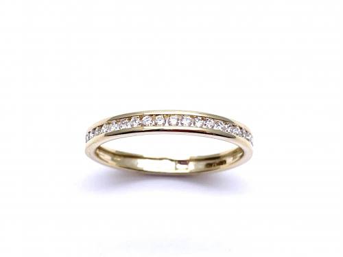 9ct Yellow Gold Diamond Eternity Ring 0.25ct