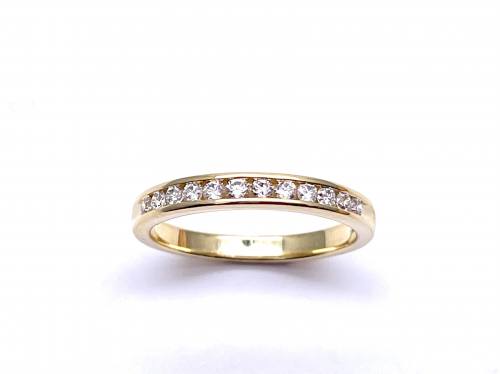 9ct Yellow Gold Diamond Eternity Ring 0.33ct