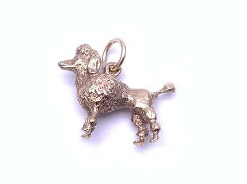 9ct Yellow Gold Poodle Charm