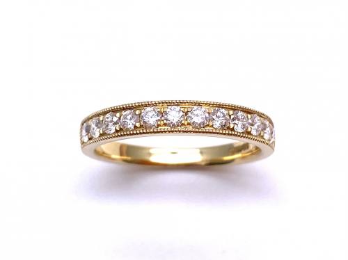 18ct Yellow Gold Diamond Eternity Ring 0.50ct
