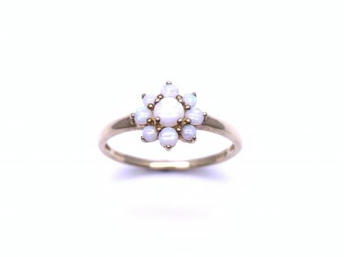 9ct Opal Cluster Ring