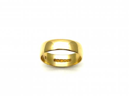 18ct Yellow Gold Wedding Ring 5mm