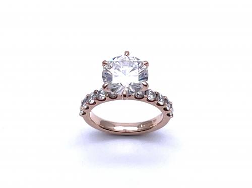 14ct Synthetic Moissanite Ring