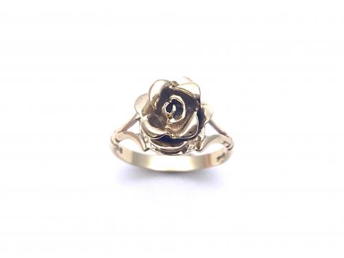 9ct Yellow Gold Flower Ring