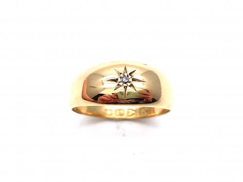 18ct Yellow Gold Diamond Ring 1916