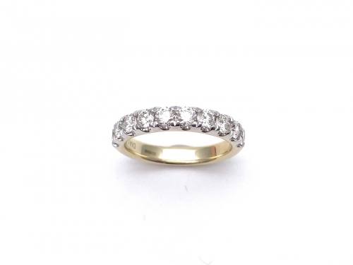 9ct White Gold Diamond Eternity Ring 1.00ct
