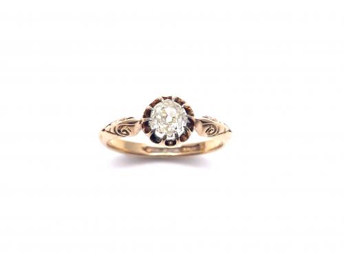 An Diamond Solitaire Ring