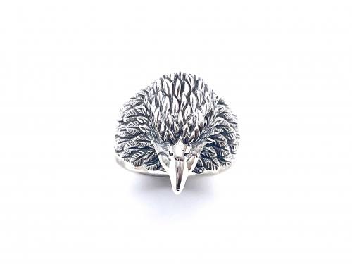 Silver Eagle Ring Size X