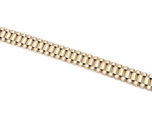 9ct Yellow Gold Watch Style Bracelet