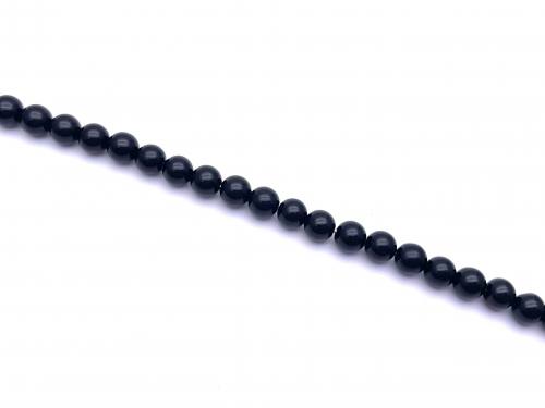 Stainless Steel Black Onyx Bead Bracelet
