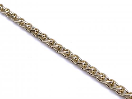9ct Yellow Gold Spiga Bracelet 7 1/2 inches