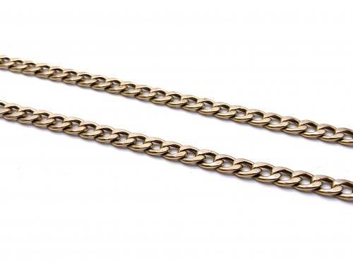9ct Semi Solid Curb Chain 18 inch