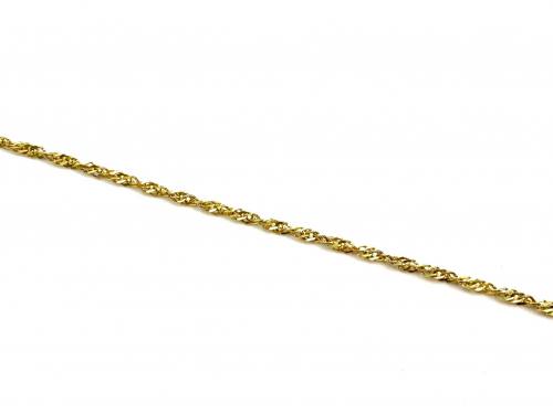 9ct Yellow Gold Singapore Bracelet