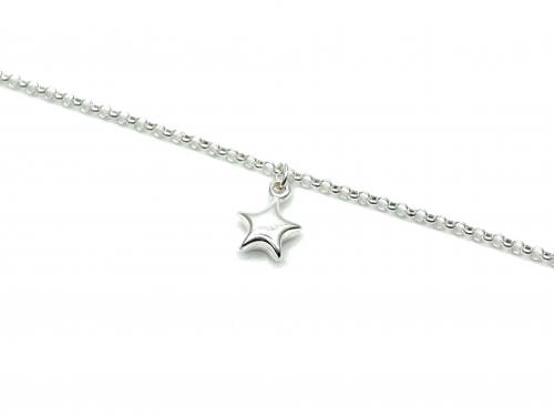 Silver Star Anklet Chain