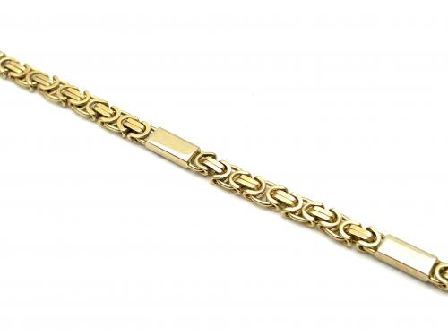 18ct Flat Byzantine Bracelet