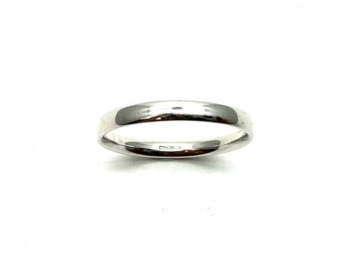 Platinum Plain Wedding Ring 2mm