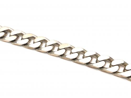 Flat Curb Bracelet 9 Inches