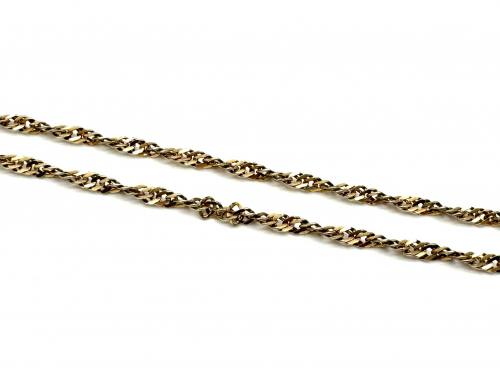9ct Prince of Wales Chain 18 Inch