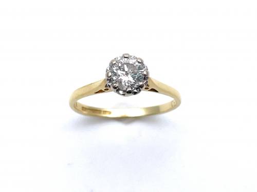 18ct Diamond Solitaire Ring