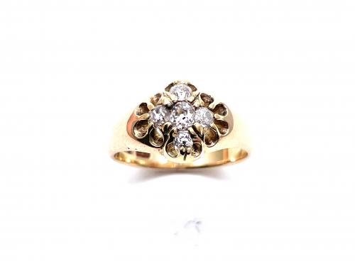 An Old Diamond Cluster Ring