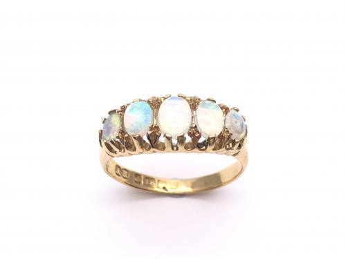 18ct Opal 5 Stone Ring Birmingham 1919