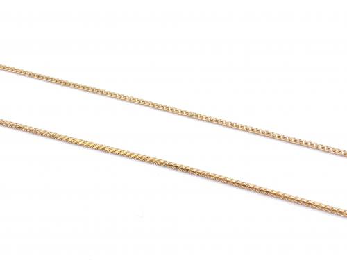 9ct Yellow Gold Franco Chain 28 Inch