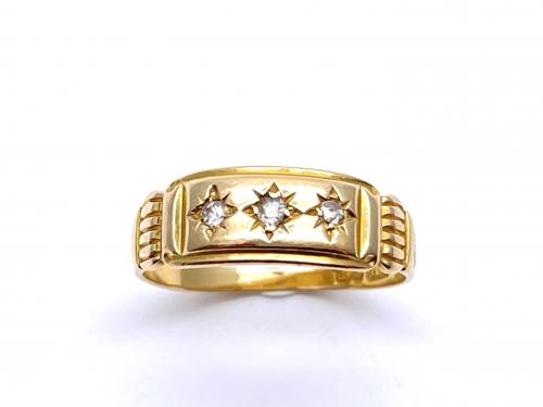 Victorian 18ct Diamond Ring Birmingham 1898