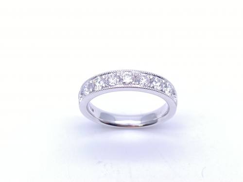 Platinum Diamond Eternity Ring 1.01ct