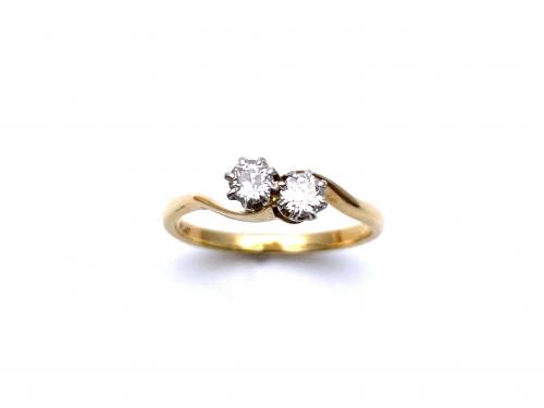 Diamond 2 Stone Ring