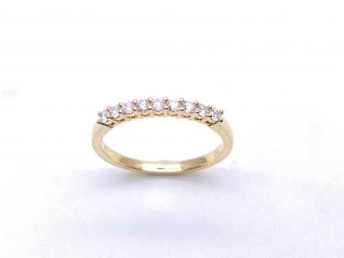 18ct Yellow Gold Diamond Eternity Ring 0.30ct