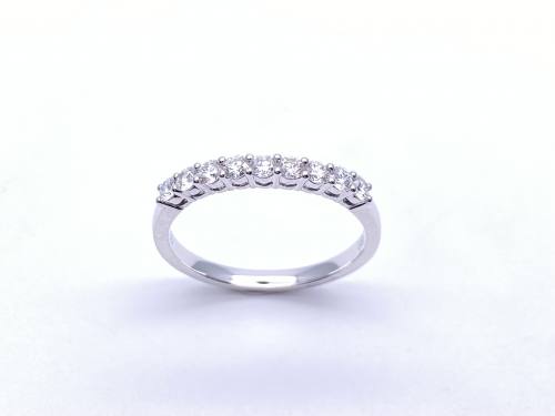 18ct White Gold Diamond Eternity Ring 0.45ct