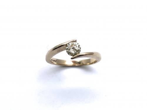 9ct Diamond Solitaire ring