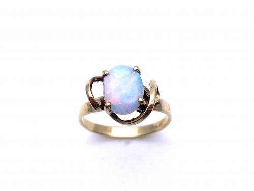 Fancy Opal Solitaire Ring