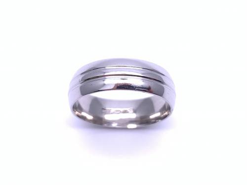 Platinum Wedding Ring 6mm
