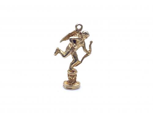 9ct Yellow Gold Cupid Statue Charm