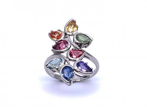 9ct Multi Sapphire Dress Ring