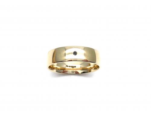 9ct yellow gold 6mm Wedding Ring