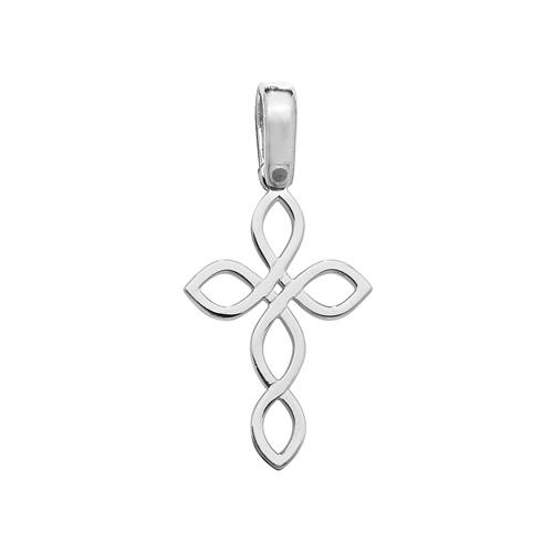 Silver Cut Out Celtic Cross Pendant