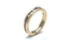 18ct Yellow & White Gold Diamond Band