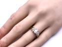 9ct Yellow Gold Opal Cluster Ring