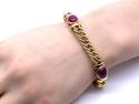 18ct Synthetic Ruby Bracelet
