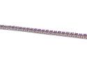9ct Yellow Gold Ruby & Diamond Bracelet 7 1/4 Inch