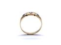 Sapphire & Diamond 3 Stone Ring